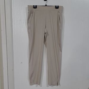 Athleta Womens Tan Brooklyn Midrise Ankle Pants Size 12 Tall
